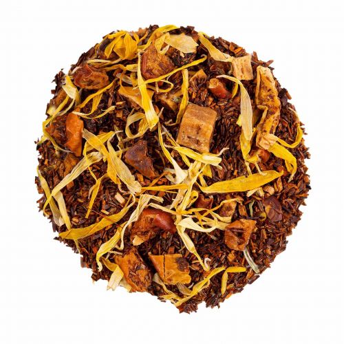 rooibos pomme caramel en vrac infusion gourmande dessert