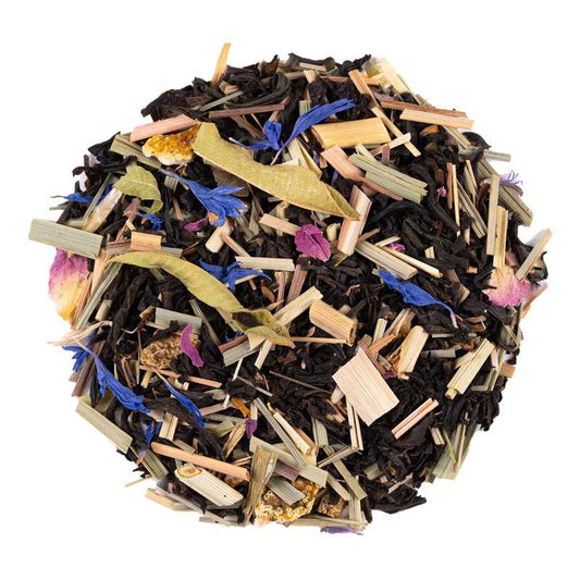 the noir lady star deluxe avec agrumes ecorces d orange citron petales de rose et bleuet 