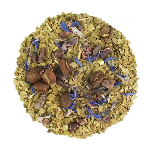 maté vert café maté en vrac goût café glacé cacao café fleurs de bleuet