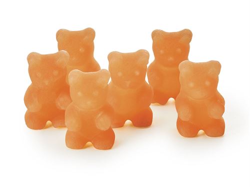 Oursons à infuser orange sanguine fondant dans une tasse – Le Secret des Sens