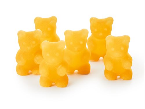 Oursons à infuser orange pêche ananas 125 g – bonbons pour thé Le Secret des Sens