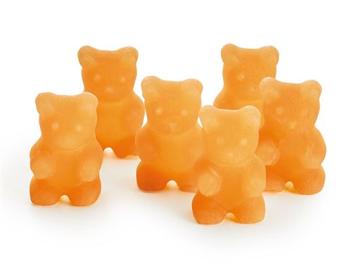 Oursons à infuser orange pamplemousse 125 g – bonbons pour thé Le Secret des Sens