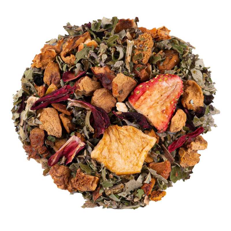 infusion sweet berry fruits rouges baies sauvages hibiscus et morceaux de fraise